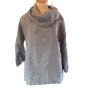 Soft Surroundings Blue Tunic Top